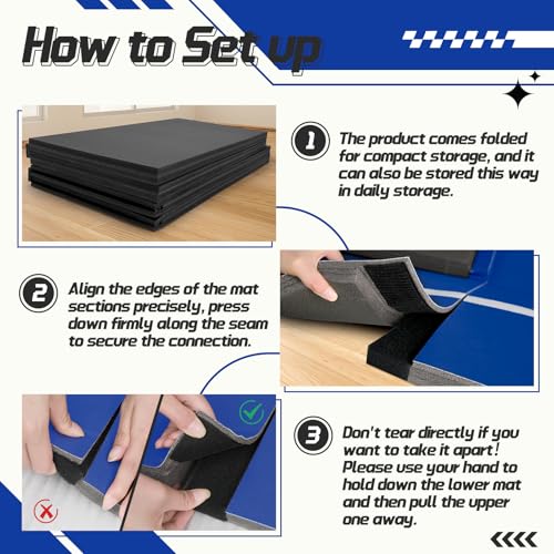 1.2" Thick Foldable XPE Wrestling Mat A251257