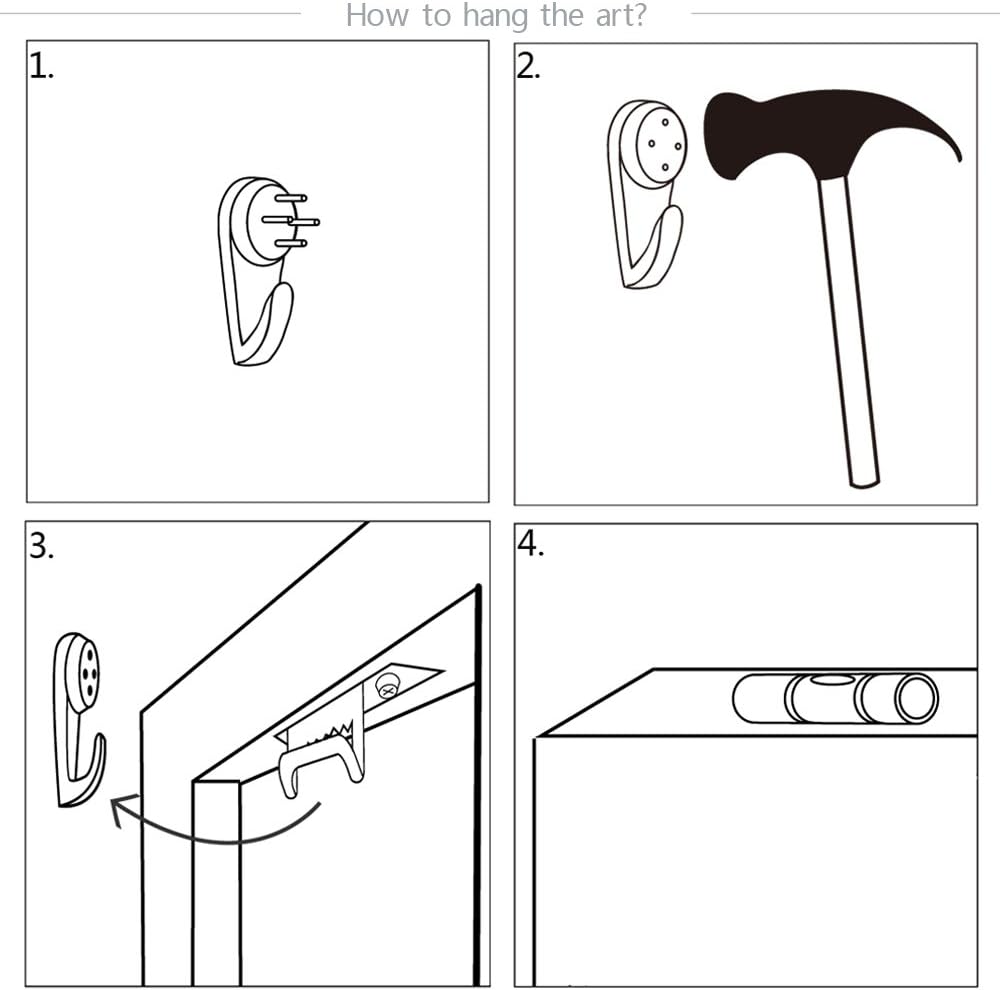 Framed Canvas Art 5 Pieces B362