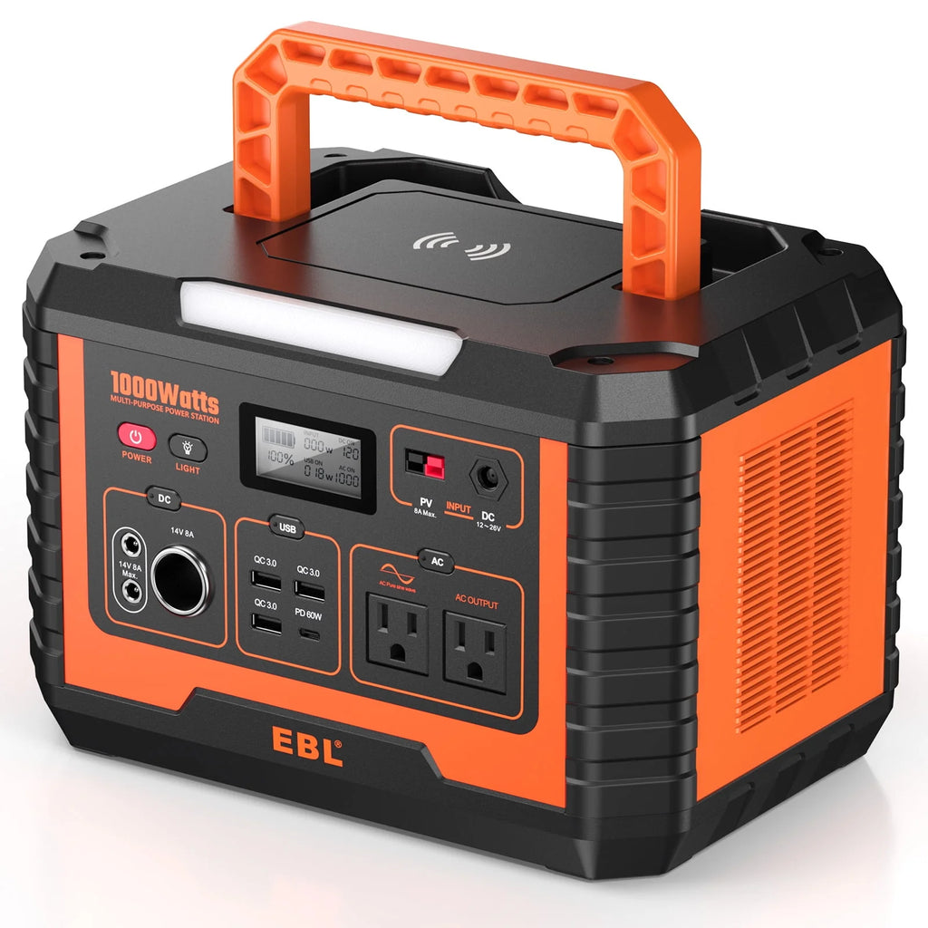 1000W 999Wh Portable Power Station A7036