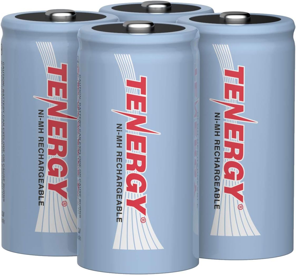 C Size 1.2V 5000mAh NiMH Rechargeable Battery 48 Pack H25719