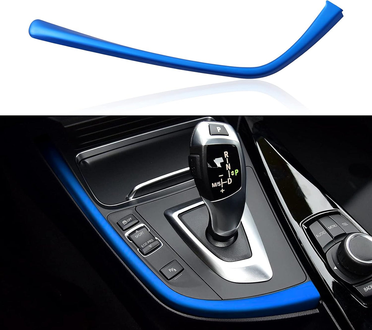 Car Multimedia Buttons Panel Cover Sticker Decals Molding Trim ABS Kit Silver Pack of 2 H4448