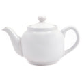 White 2 Cup Teapot L43461