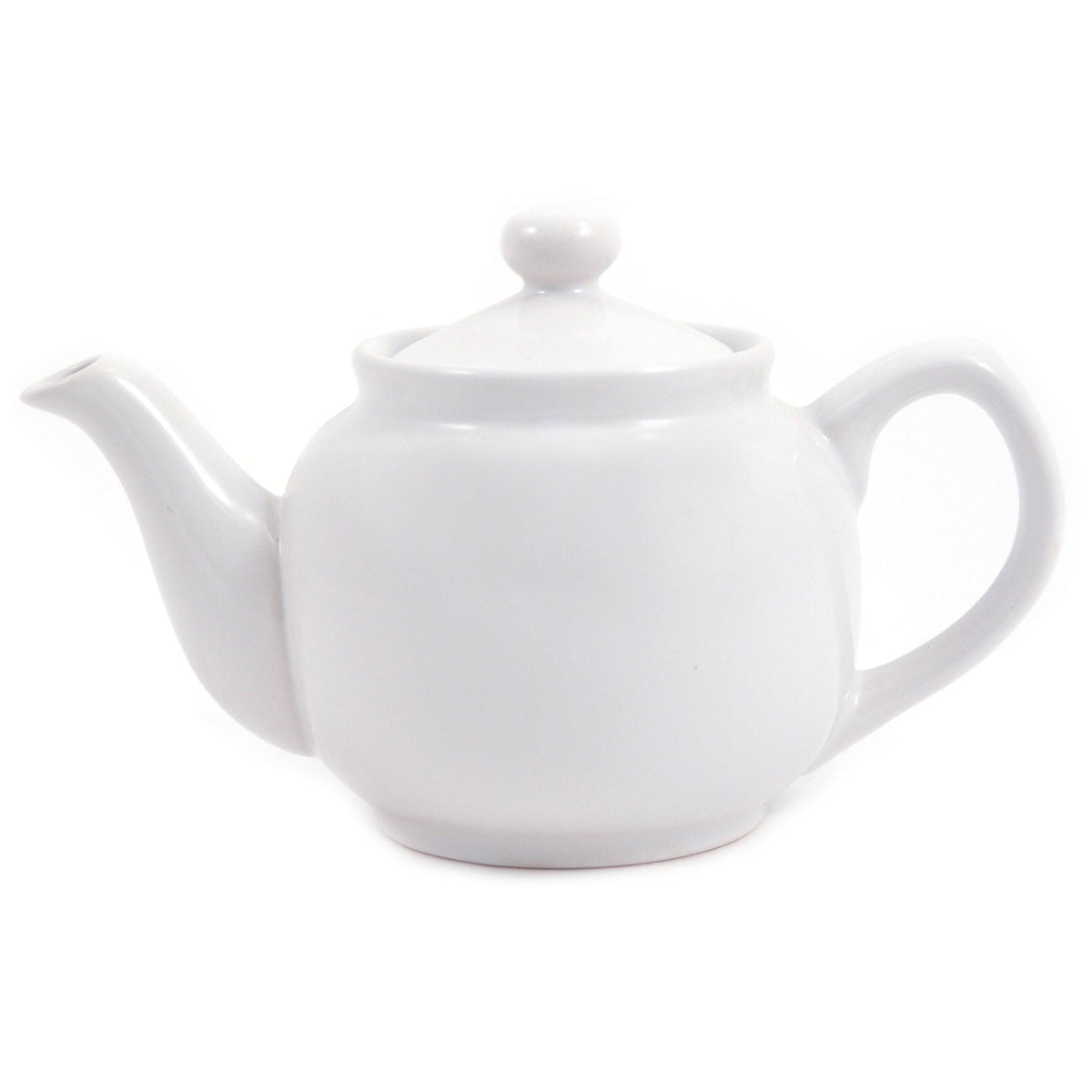 White 2 Cup Teapot L43461