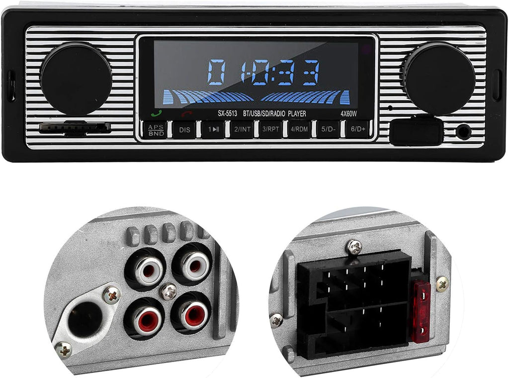 Car Music Player Bluetooth Classic Compact Size Auto Radio J5178