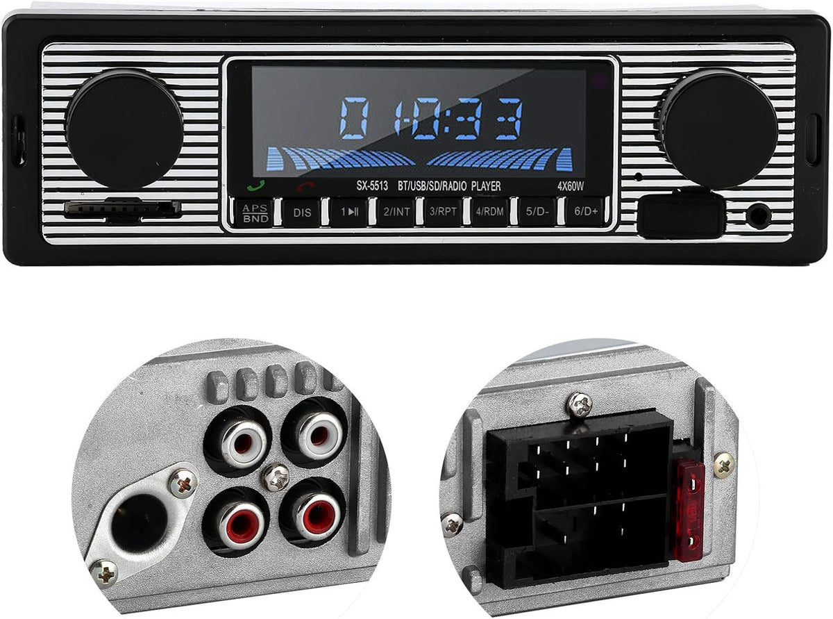 Car Music Player Bluetooth Classic Compact Size Auto Radio J5178
