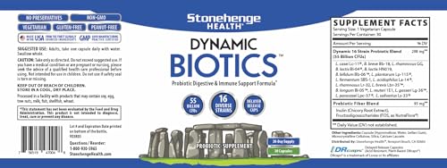 Probiotics 55 Billion CFU 16 Strains Delayed Release Veggie Capsule U193453