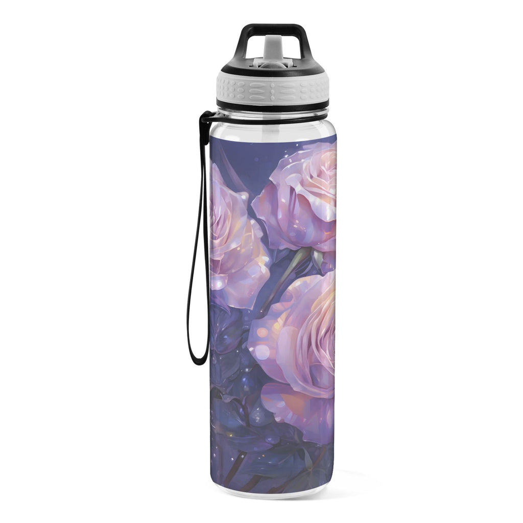 Purple 32oz Tritan Sports Water Bottle with Straw H89904