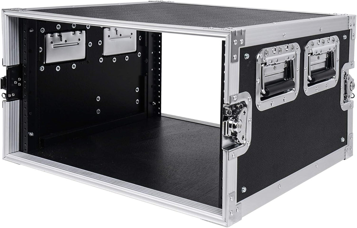 6U PA/DJ Rack Case with 17" Depth Plywood Metal Ball Corners U70376