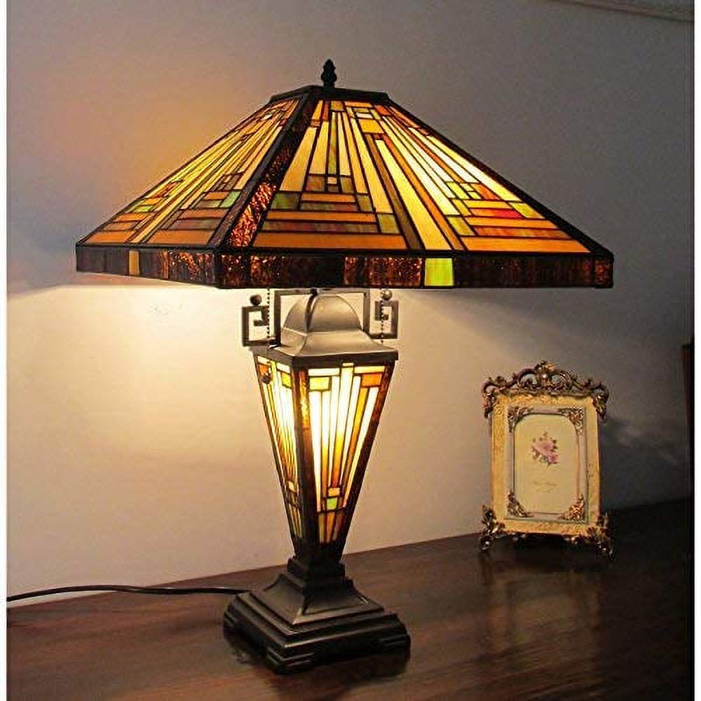 Tiffany-style 3 Light Table Lamp E59161