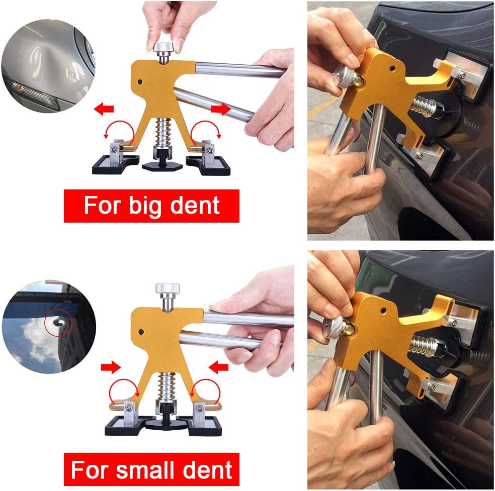 35pcs Dent Puller Kit with Adjustable Width Dent Repair Tools O34138