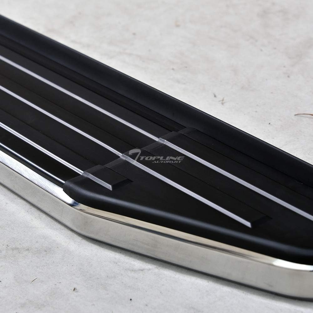 6" Black Aluminum Side Step Rail Running Boards P7128