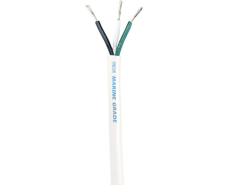 White Triplex Cable - 14/3 AWG - Round - 100 L909417
