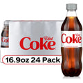 Diet Coke Soda Soft Drink, 16.9 fl oz, 24 Pack S34633