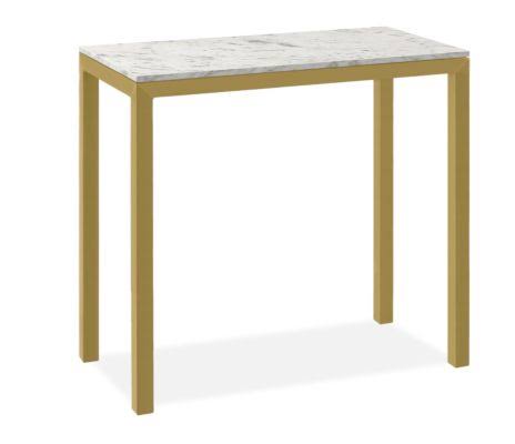 White Venatino Marble Counter Table W973759