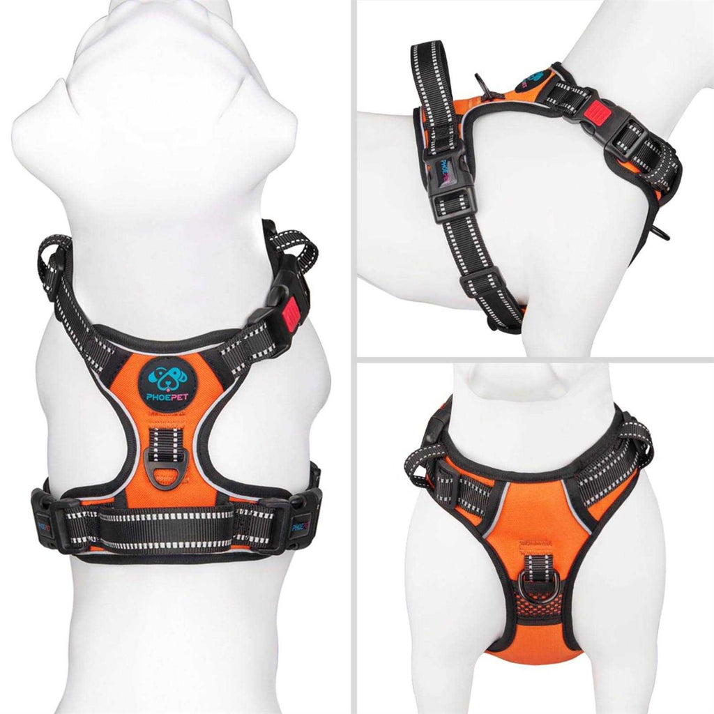 No Pull Reflective Dog Harness with Handle P696