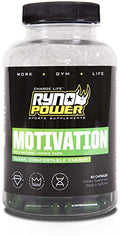 Motivation Capsules - Gluten Free Banned Substance Free All-Natural B44891