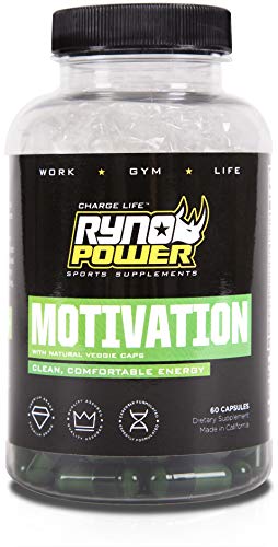 Motivation Capsules - Gluten Free Banned Substance Free All-Natural B44891