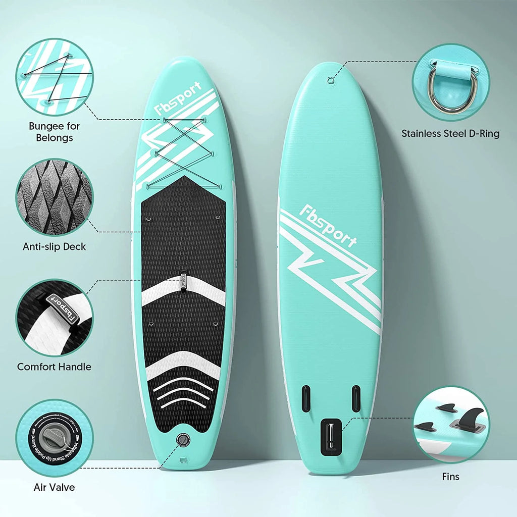 Mint Green Inflatable Paddle Board W23719