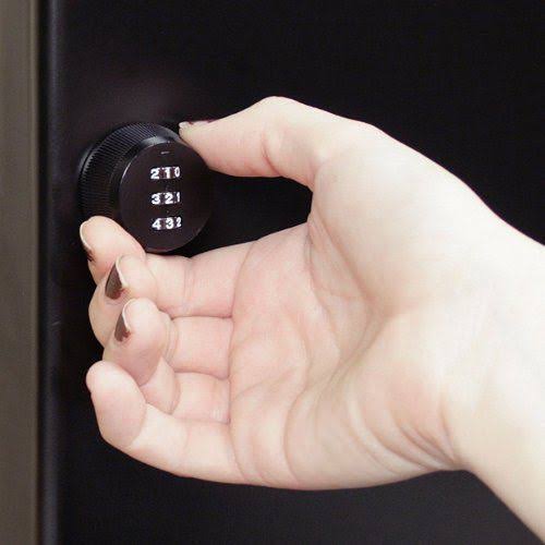 Combination Key Cabinet, 48 Hook, Black J3020