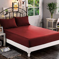 Queen Black Extra Deep Pocket Fitted Sheet D7666
