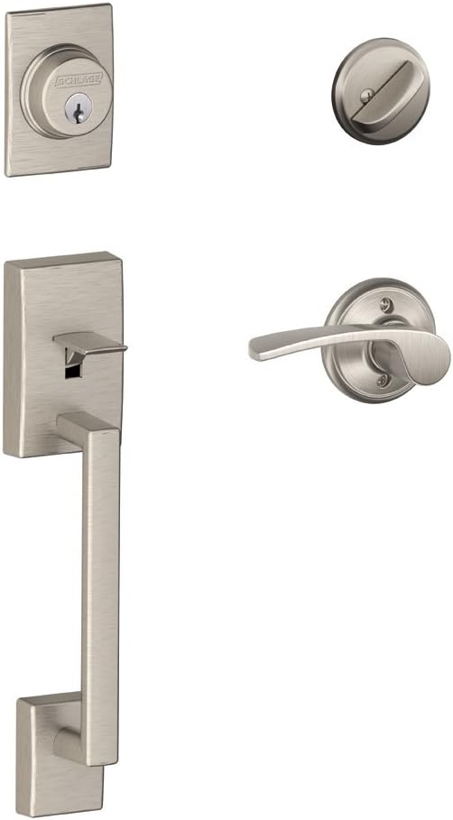 Matte Black Front Entry Handleset with Deadbolt Y80386