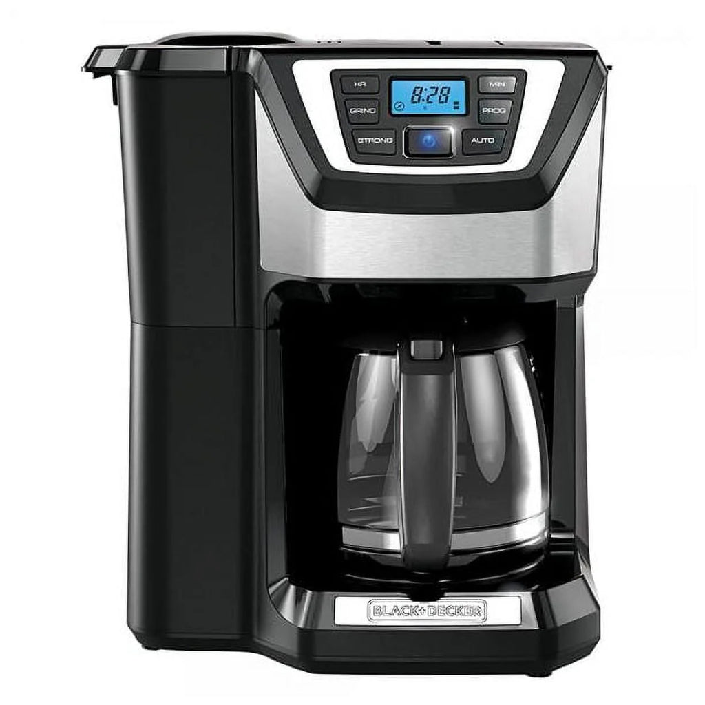 12-Cup Programmable Coffeemaker with Built-In Grinder I56889