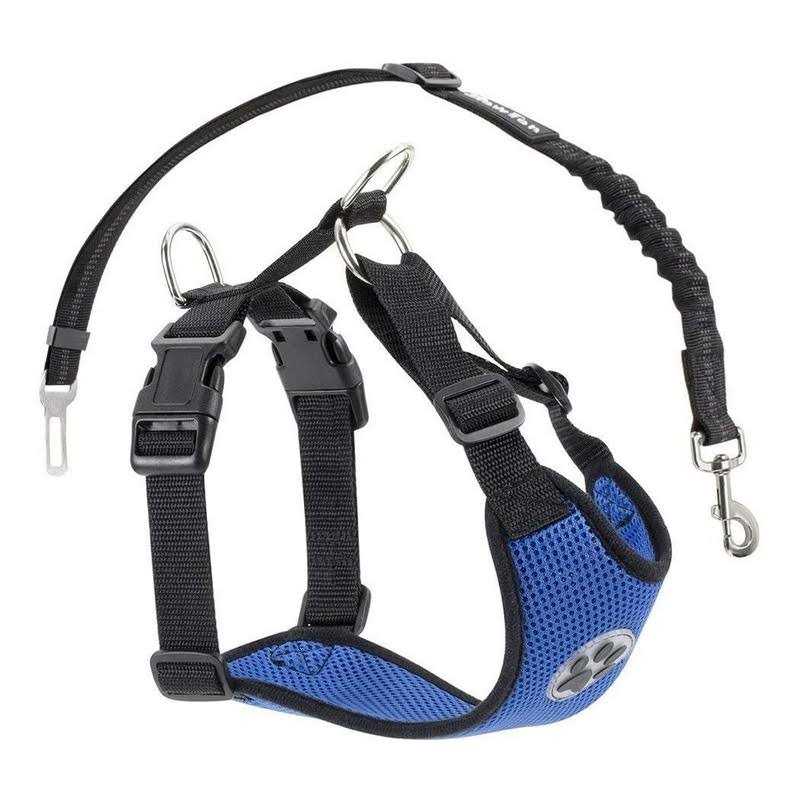 Adjustable Mesh Dog Car Harness Seat Belt Set Z358251