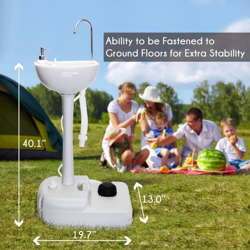 Portable Hand Wash Sink Stand 4 Pack R408556