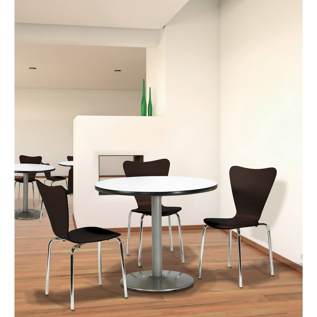 Espresso Wood Cafe Chair S841587