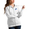 White Full-Zip Hoodie R825