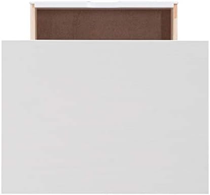 White Wash Eight Drawer Rolling File Cabinet Dresser I671
