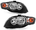 Black OE Style Headlights Headlamps Assembly Pair X258673