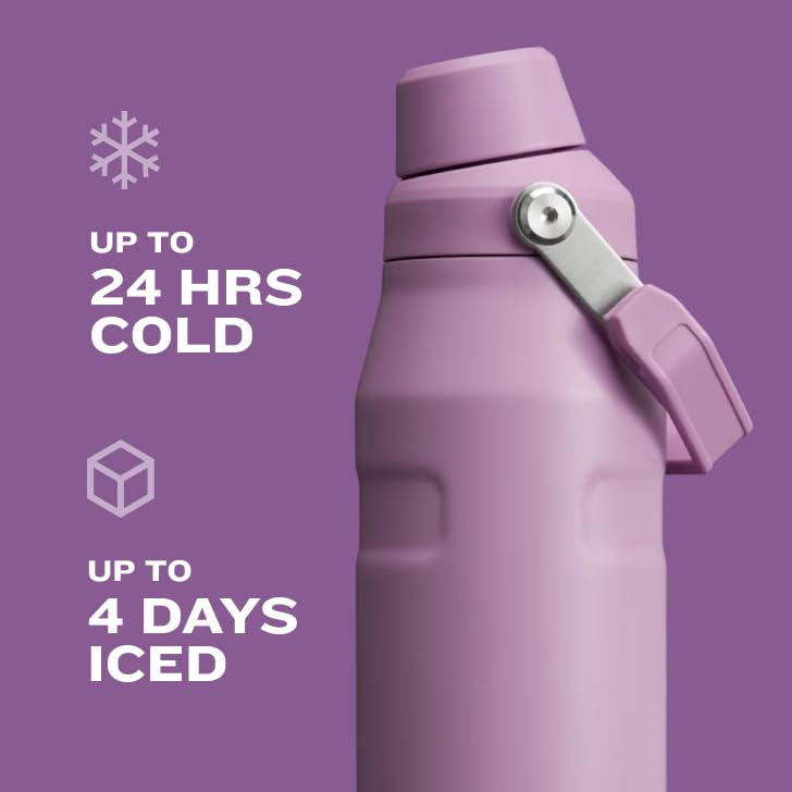 Insulated Stainless Steel Water Bottle with Angled Spout Lid Q9948
