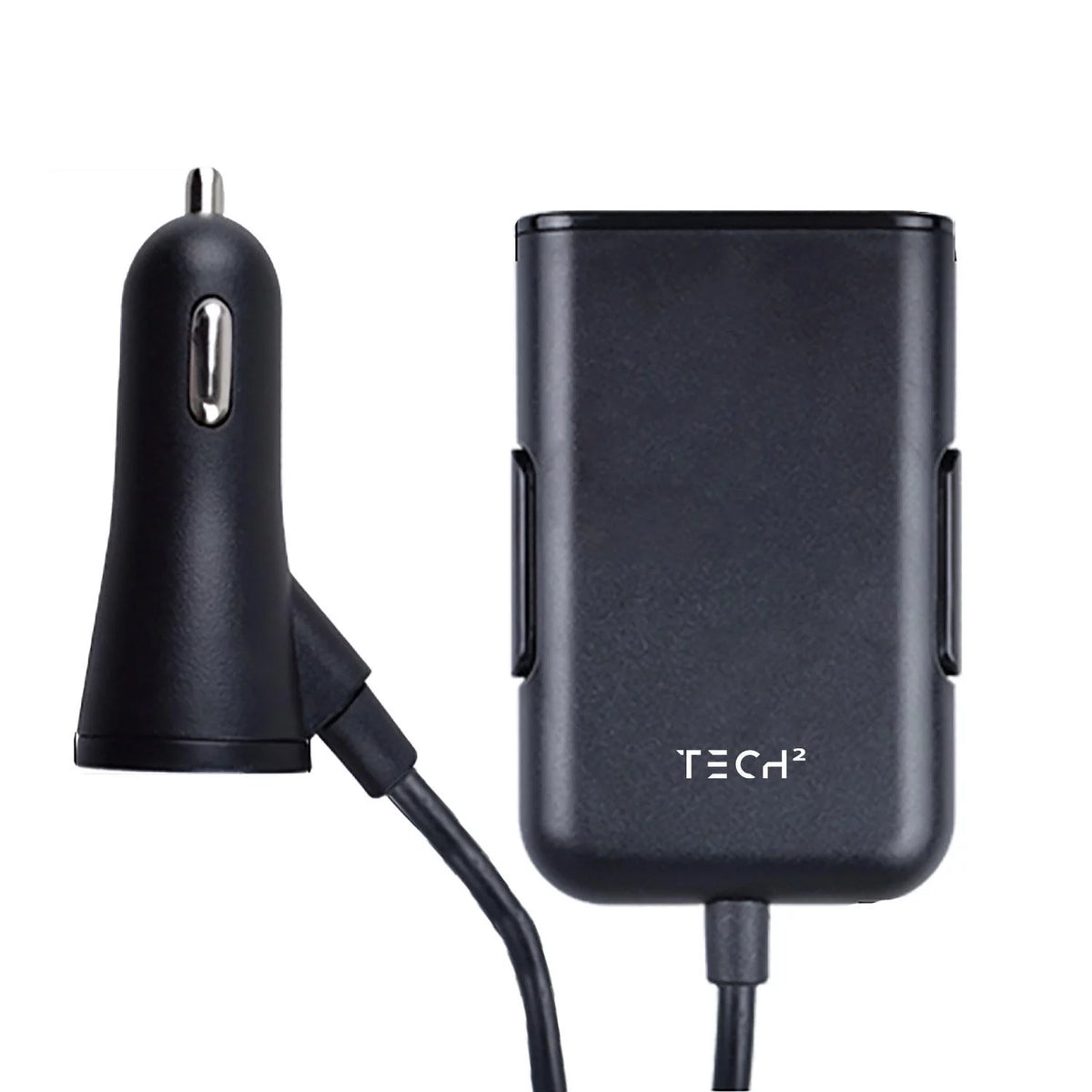 Backseat Car Charger, 4 USB Ports (2 Pack) D285