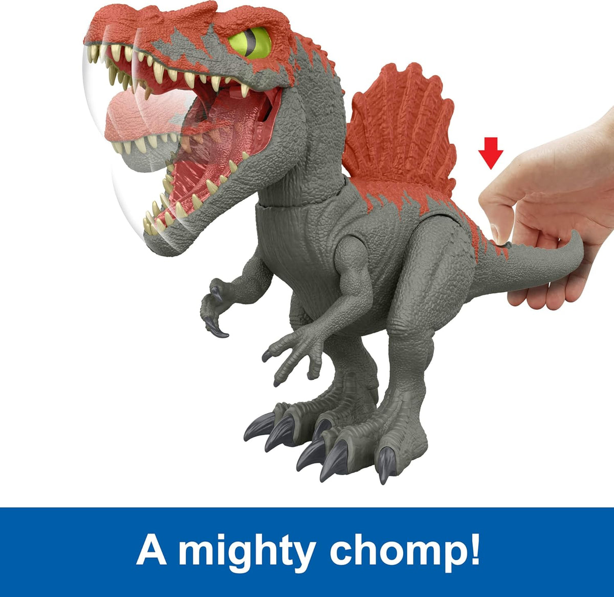 Spinosaurus Dinosaur Action Figure & Sand & Gel & Dough C1887