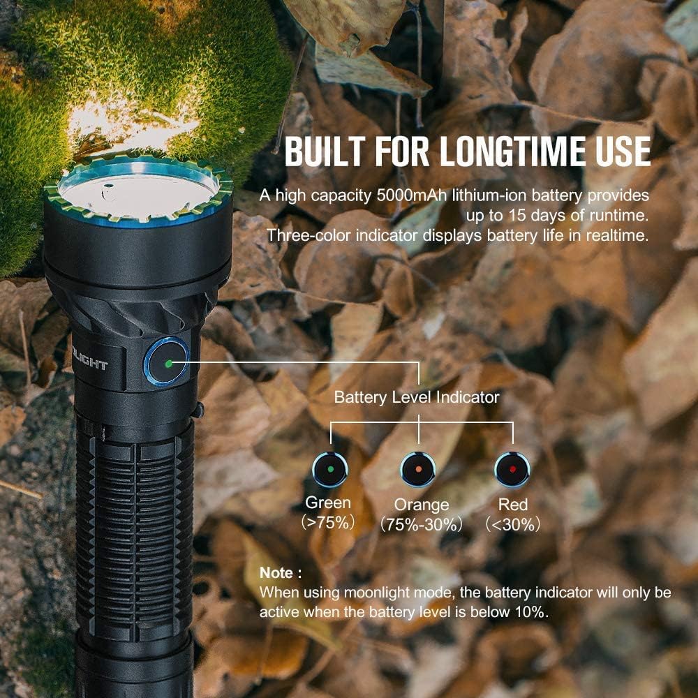 1750 Lumens Multi-Color Tactical Flashlight B468