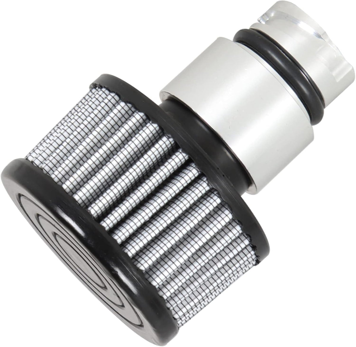 Billet Aluminum Valve Cover Cap with Chrome Breather Pack of 2 B621834