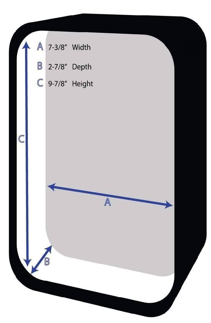 Combination Key Cabinet, 48 Hook, Black J3020