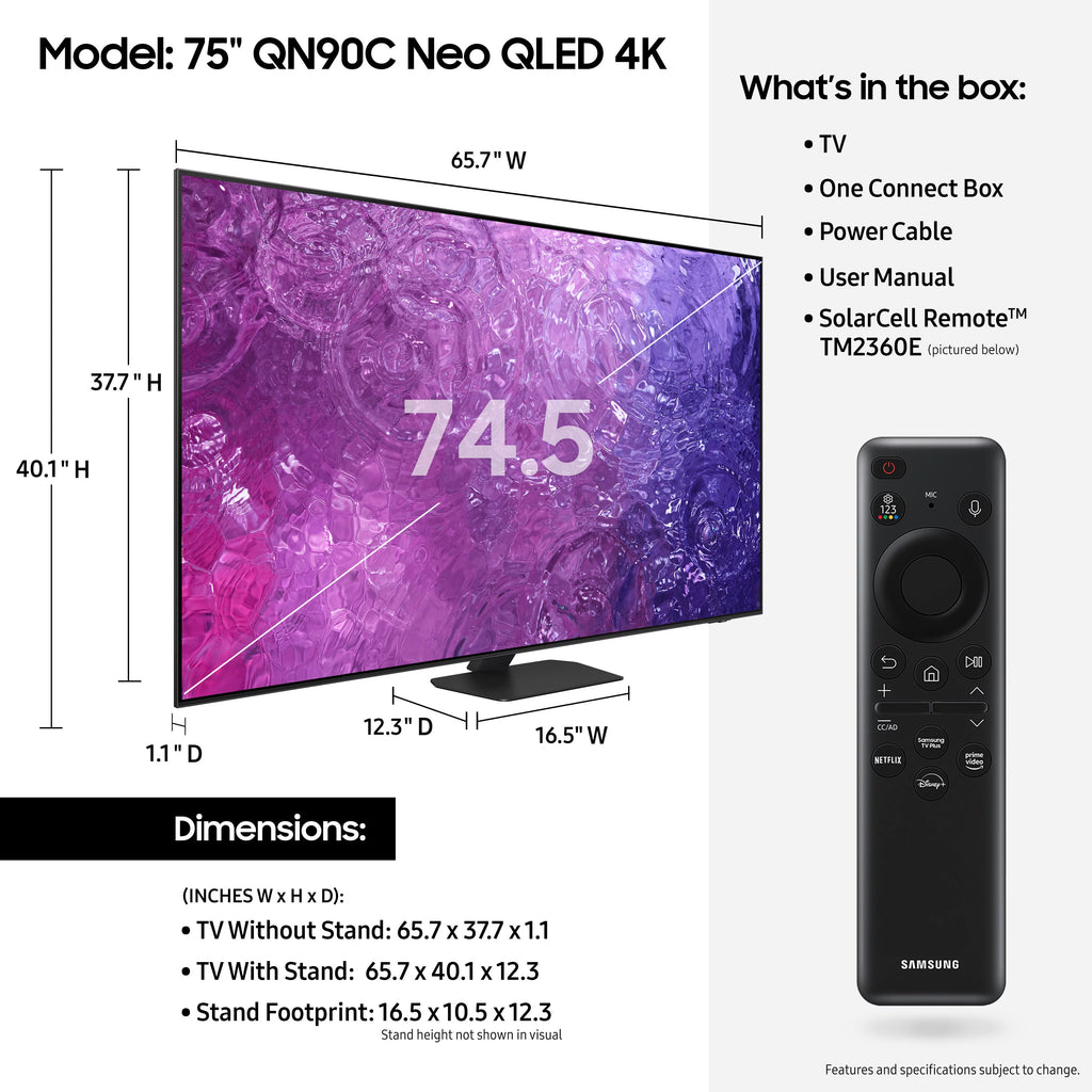 75 Class Neo QLED 4K Smart TV N33230