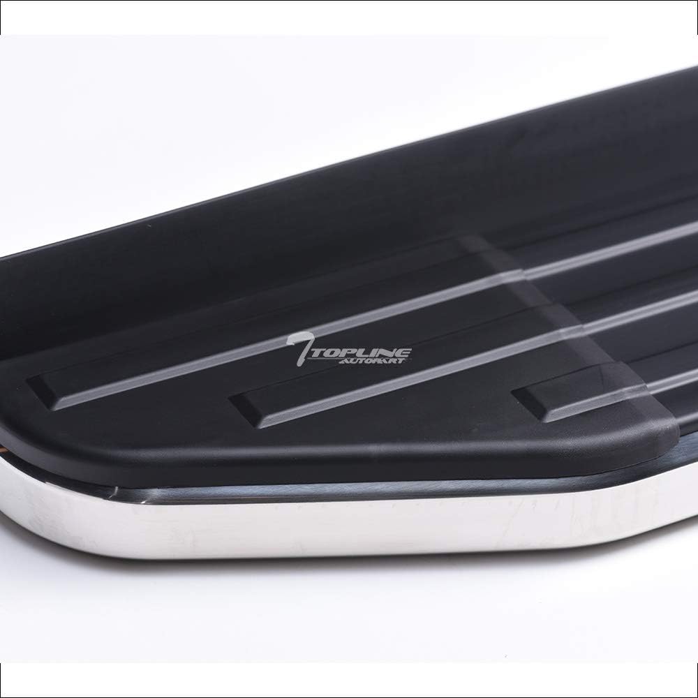 6" Black Aluminum Side Step Rail Running Boards P7128
