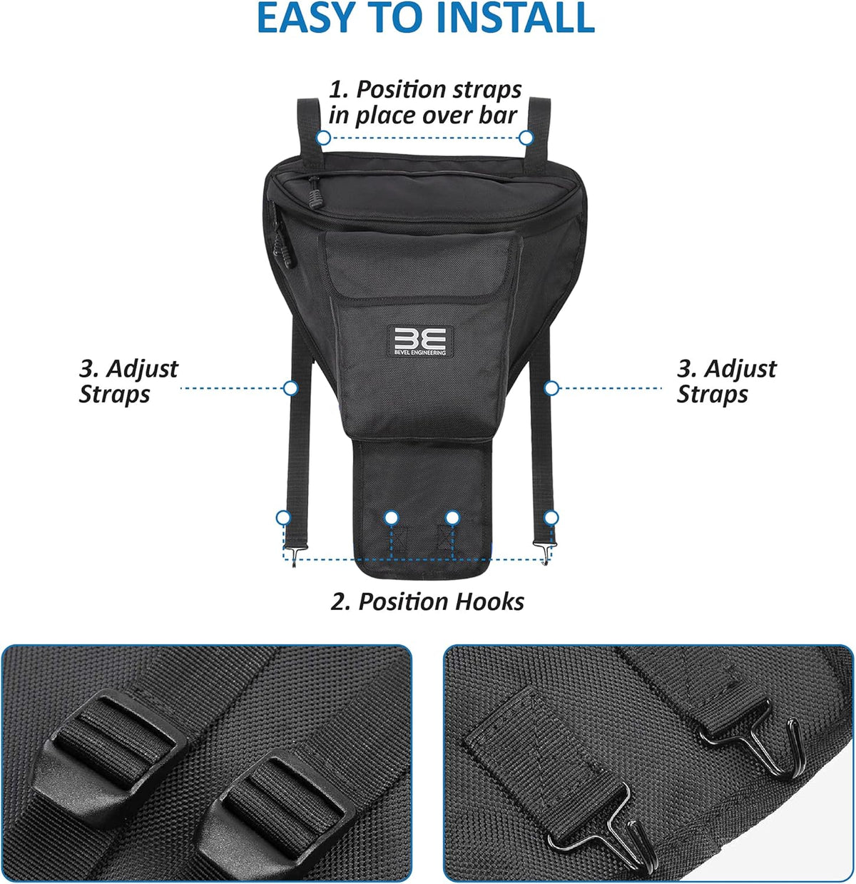 UTV Cab Pack Center Seat Storage Bag U346998