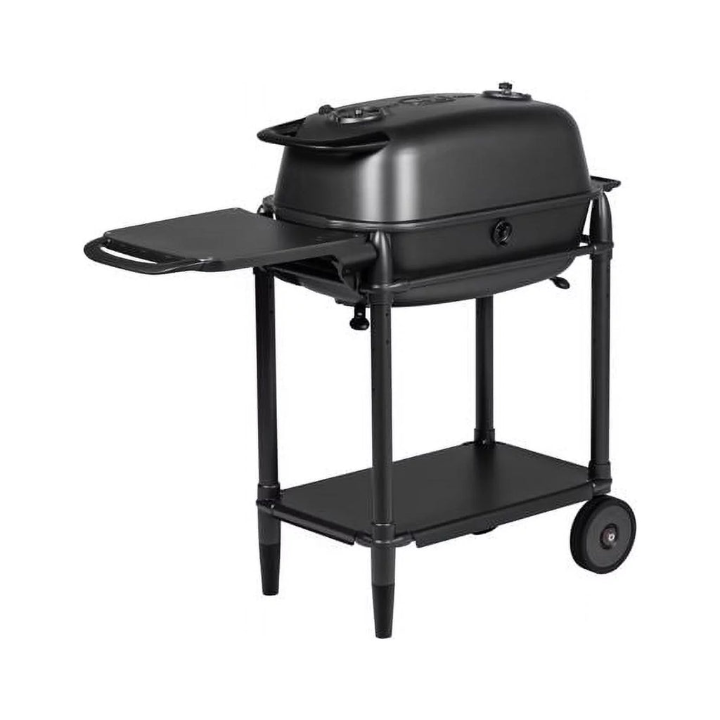 22 in. Black Charcoal Grill and Smoker E10904