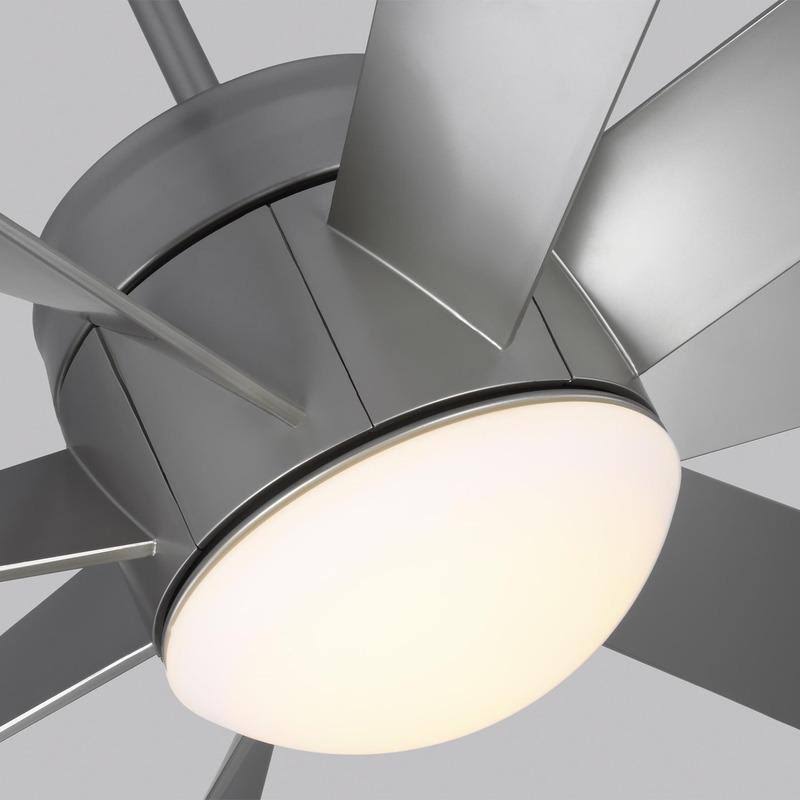 56x22 LED Ceiling Fan Brushed Steel J3561