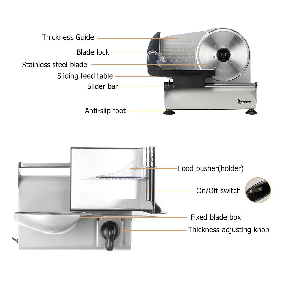 7.5" Meat Slicer V492