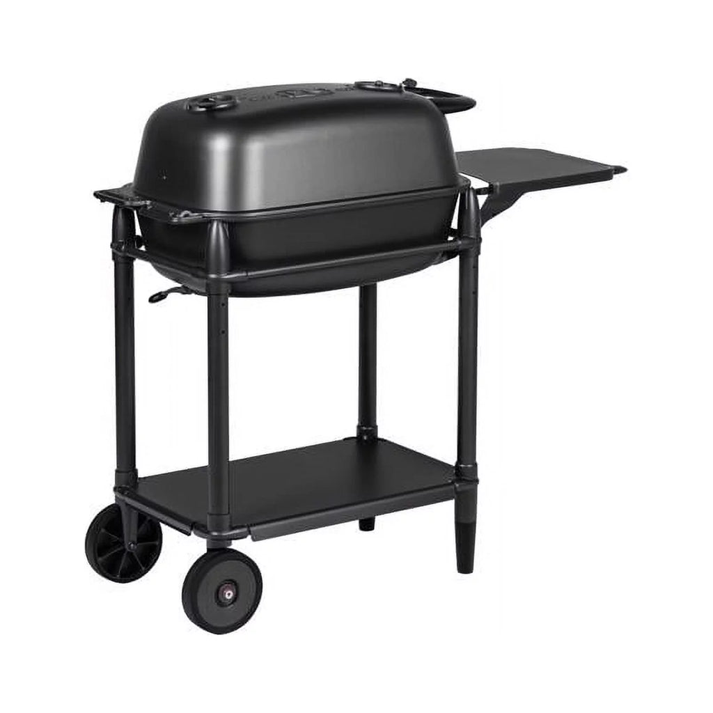 22 in. Black Charcoal Grill and Smoker E10904