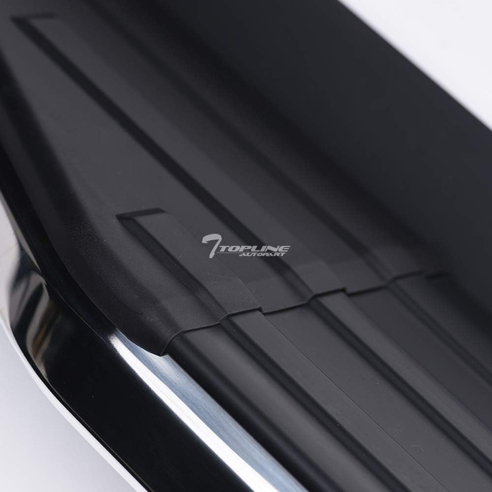 6" Black Aluminum Side Step Rail Running Boards P7128