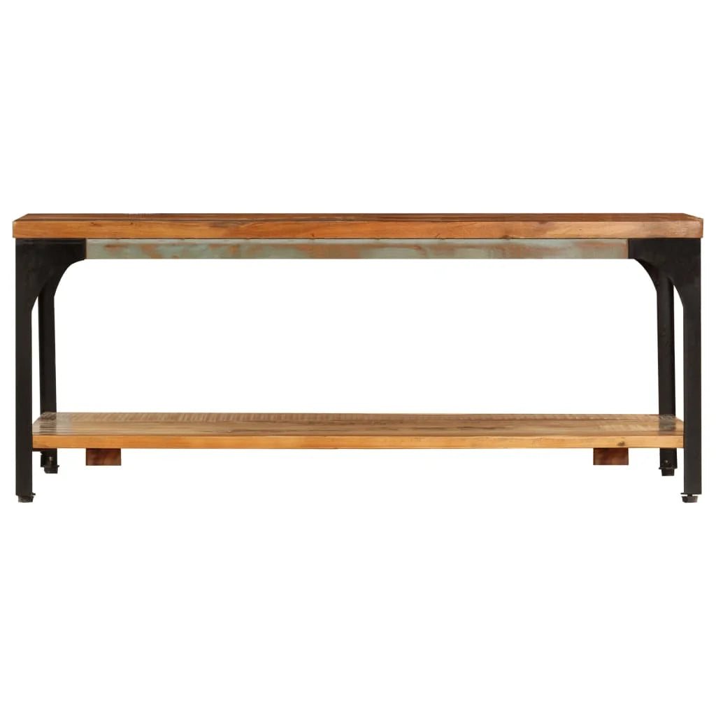Coffee Table with Shelf Solid Reclaimed Wood X2807