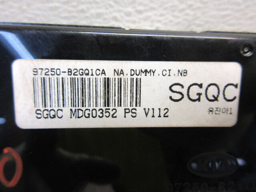 Pre-Owned Kia Soul Heat A/C Temperature Control Unit X321380