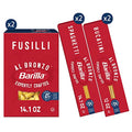 Pasta Variety Pack with Fusilli, Bucatini, and Spaghetti (Pack of 6), Bronze Cut Pasta G8207