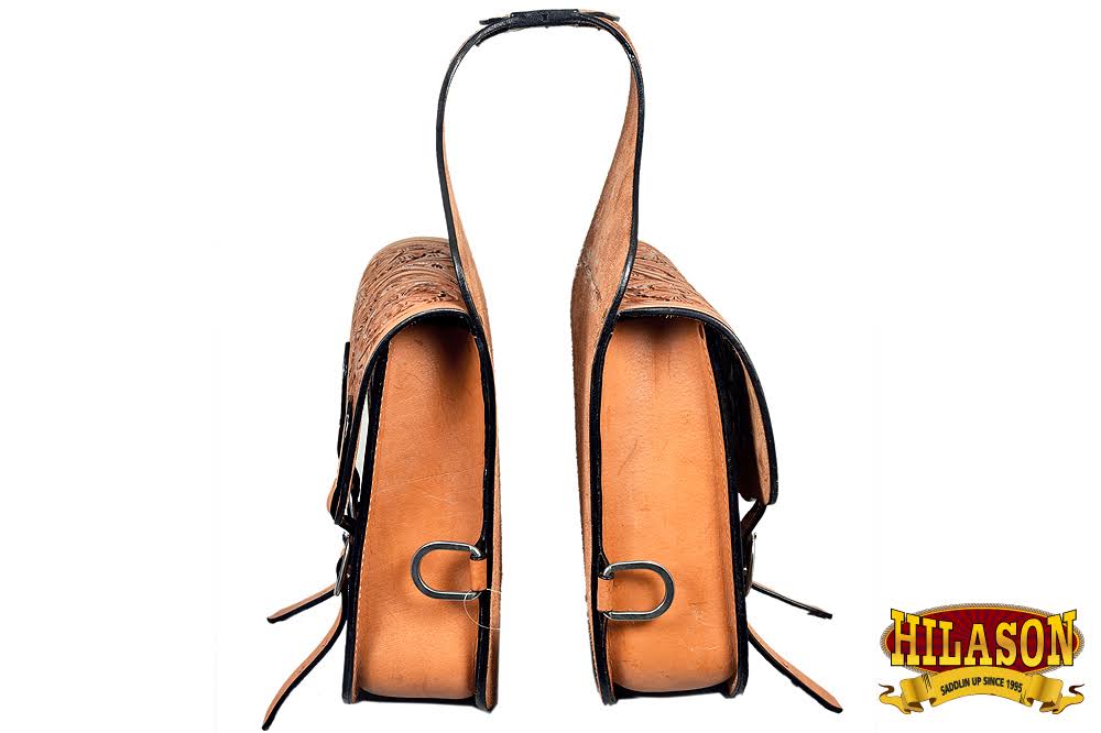 Tan Leather Horse Saddle Bag G5298